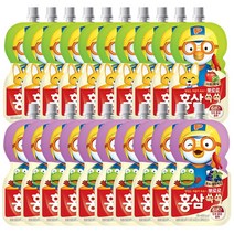 뽀로로 홍삼쏙쏙 사과매실10팩+포도블루베리10팩, 20팩, 100ml