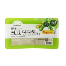 풀무원 Soga 단단한 두부 1KG 순두부 건두부 두부면, 기본