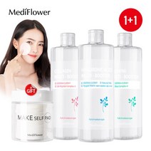 메디플라워 [1+1]대용량 멀티 부스터 500ml+셀프 패드 본품/ 모델링팩 앰플 토너, 01.히알루론산 멀티 부스터 500ml, 02.콜라겐 멀티 부스터 500ml