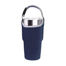 아워리빙 네오플랜 물병 텀블러 파우치, 네이비(대형)