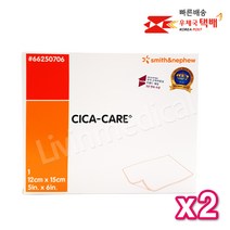 스미스앤네퓨 시카케어 실리콘 겔 시트 흉터관리 밴드 12cmx15cm 2매