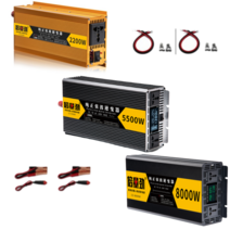 순수정현파 차량용 인버터 12V 24V 태양광 차박 캠핑 자동차 컨버터 220V, 순수정현파 3000W + 시거잭