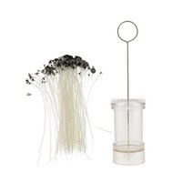 양초 공예 도구 교회 양초 금형 및 DIY 양초 만들기를위한 지지대가있는 사전 왁스 칠 심지, 설명, 멀티, 설명