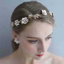 웨딩케이 H925 셀프 웨딩헤어코사지 웨딩헤어밴드