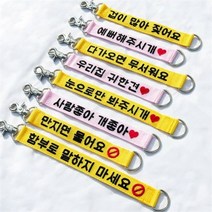네임포네임 강아지 자수 펫티켓 중간 리드줄 10L119, 겁이많아짖어요(분홍)/F.튼튼고