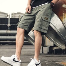 남자 데일리 캐주얼 빅사이즈 편하게 코디하는 카고 반바지