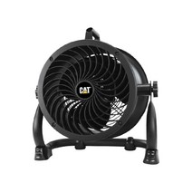 캐터필라 9인치 산업용 에어써큘레이터 HVD-9AC-BLK 블랙 업소용 가정용 사무실 선풍기 탁상형 헤드 각도조절