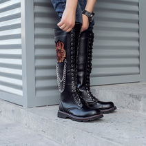 할리부츠 할리데이비슨 부츠 바이크 오토바이, 블랙