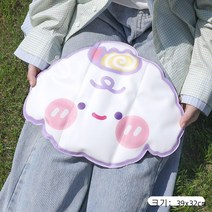 만화 이형 아이스 매트 사무실 냉방 방석 여름 자동차 냉방 매트 소파 매트 겔 난방 아이스 매트, 이형 몽펫 아이스매트 - 자색 새끼 양