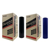 오공 스트레치필름 파레트포장 흑랩 청랩 검정랩 20T X 400M, 2. 오공 청색랩 20T X 400M - 4롤
