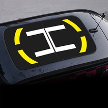 언제나말금 BMW 미니쿠퍼 튜닝 악세사리 선루프 썬루프 데칼 익스테리어 스티커, 1개, 14