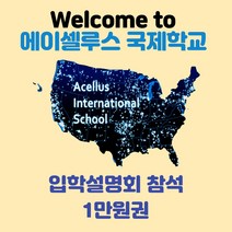미국정식학교 입학설명회 참석 1만원권 국제학교 상담권 영어 입학 미국 대안학교 강의 수업 고등학교, 조민템 쿠팡 본상품선택