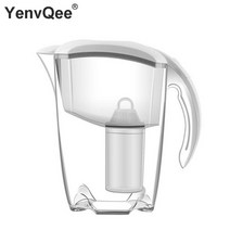 알카리 이온수기 2.5l 물 필터 주전자 투수 주전자 염소 제거 울트라 바이올렛 살균 필터 음료 담수 정화, 없음