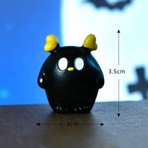 1PC 할로윈 부활절 장식 미니어처 호박 빗자루 유령 박쥐 토끼 수 지 공예 미니 정원 장식 파티 장식, 10 유령