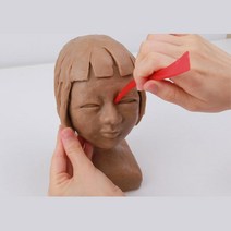 초등 5학년 두상만들기 얼굴 심재 유토 조각칼 세트 근육발달 6세
