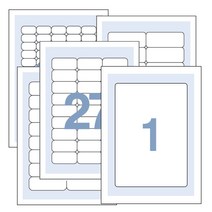 전산라벨프린트지, C3025-화일인덱스라벨7칸