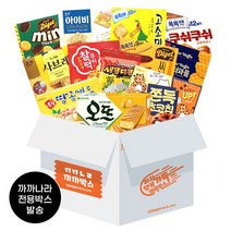 까까나라 국가대표 대용량 사무실 과자 간식 럭키박스 12p, 1개