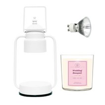 프레이 라이트 소이캔들+코반 미니 캔들워머 스노우+전구, 웨딩부케