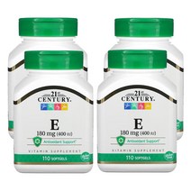 21세기센츄리 비타민 E 180mg(400IU) 소프트젤 110정, 4팩