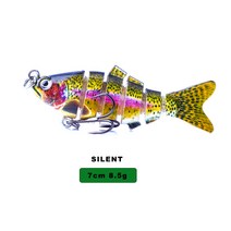 빅 베이트 루어 CCLTBA 6 Jointed Swimbait Sinking Wobblers 낚시 미끼 크랭크 베이트 파이크 하드 인공 B, 37 CC25-04