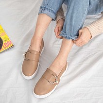 로딘스타 여성 발편한 통굽 키높이 패션 슬립온 운동화 단화 사바나