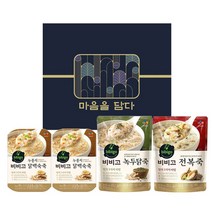 CJ 비비고 기프트 세트 (닭곰탕 전복죽 갈비탕 닭백숙죽 설렁탕밥 등 혼합세트), 비비고 반반죽세트