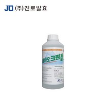 진로발효 바이오 크린콜 1L 뿌리는소독제 주정알콜 75% 스프레이 방역 살균 소독 에탄올 알콜 장난감 아기 안심, 2개