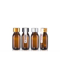 유리병 더치병 (투명)커피60ml투명(A) 28파이, 스탬빙검정, 1개