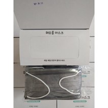 해오름 마스크 그레이 대형 50매입, 50매입 1박스, 대형 그레이(GRAY)