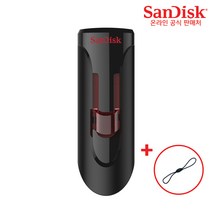 샌디스크 크루저 글라이드 CZ600 USB 3.0 메모리 + USB 고리, 16GB