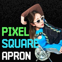 픽셀스퀘어 앞치마 [수달컴퍼니 생활 방수 미용 공방 카페 apron], 1개