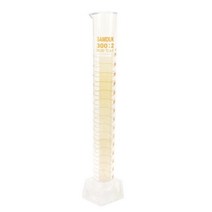 유리 메스실린더 2000mL 2L 액체 부피 실험 연구 학교 과학