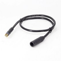 휠 허브 모터 케이블 전자 자전거 모터 연장 케이블 ebike 모터 케이블 전기 자전거 액세서리, 60cm 방수