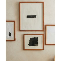 자라홈(ZARAHOME) 우드 액자 45363045700, 40 x 40 x 1 cm, 브라운
