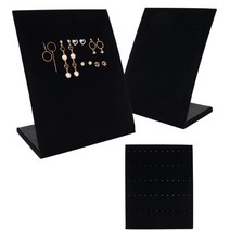 힘찬쇼핑_ 벨벳 귀걸이정리진열판일체형 주얼리 악세사리걸이, 기본