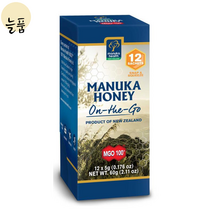 마누카헬스 MGO100+ 마누카꿀 휴대용 5g X 12 팩, 12개