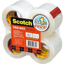 allution_올루션몰_3M 포장용 테이프 리필 132R 3plus1 투명 48x20M 산업자재 강력테이프 테이프 박스테이프 자재_올루션몰_allution, 옵션없는_단일상품, 옵션없는_단일상품