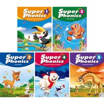 슈퍼 파닉스 Super Phonics 2E 1 2 3 4 5, 3 세트(워크북포함)