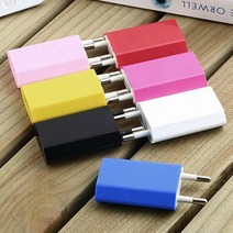 고속 멀티 충전기 마이크로 USB EU 플러그 AC 5V 1A 벽 충전기 범용 휴대용 여행 전원 어댑터 삼성 화웨이 아이폰 Xiaomi HTC 10 색상, 01 1PCS, 06 Pink