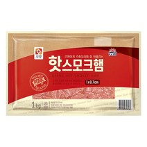 사조오양 핫스모크햄 1kg, 1팩