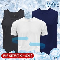 [메이프] 코오롱 쿨론 남자 기능성 나시 런닝 머슬 반팔 빅사이즈