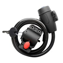 전기자전거 출퇴근 배달 여행 장거리 단거리 액세서리 잠금 도난 방지 mtb 도로 스쿠터, 검은색