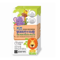 종근당건강 키즈 멀티비타민 미네랄, 60정, 6개