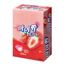 크라운 마이쮸 딸기 용기, 110g, 6개입