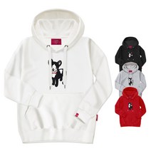 엘라모 3H 부클보스턴테리어 후드티 빅사이즈 M~4XL