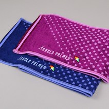 아놀드파마 도트뱀부셀 30수 수건 스포츠타올 100g 등산타올 땀수건, 1개, 자주