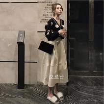 오르난 여성 가을 니트 스커트 투피스 세트 589295991492