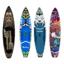 홍일점 공기 팽창식 스탠드업 패들보드 SUP 서핑 요가 풀세트, 코이