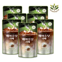 편의점 아이스 파우치 커피 헤이즐넛라떼 230ml x 50팩 사무실음료 액상커피