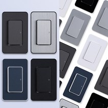 제일전기 디아트 스위치 콘센트 커버 1구 2구 3구 맹커버 통신 화장실 방우 메탈그레이 메탈실버 다크네이비 매트블랙 전등 교체 인테리어, 디아트 메탈그레이, 35.대기전력차단콘센트 2구